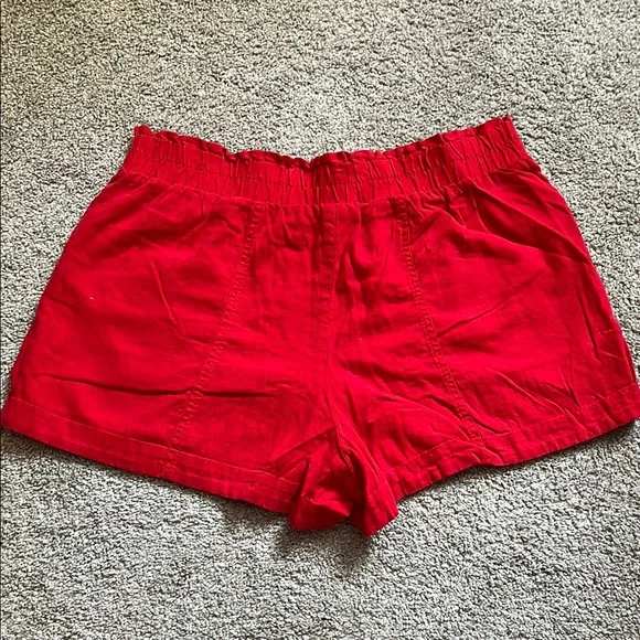 a new day Red High Waist Shorts - Picture 4 of 4